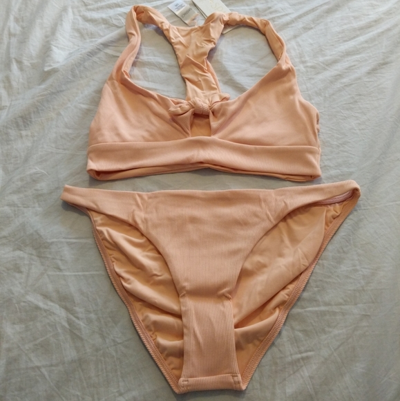 L*Space Tara Ribbed Bikini Top Camacho Bottoms - Picture 5 of 6